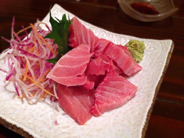 まぐろの刺身